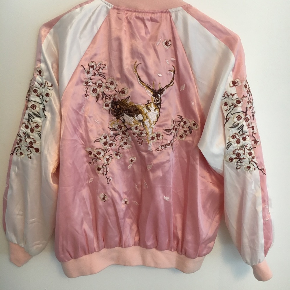 Silky bomber jacket